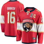 Camiseta Hockey Florida Panthers Aleksander Barkov Primera 2024 Stanley Cup Champions Breakaway Rojo