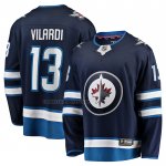 Camiseta Hockey Winnipeg Jets Gabriel Vilardi Primera Premier Breakaway Azul