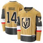 Camiseta Hockey Vegas Golden Knights Nicolas Hague Primera Premier Breakaway Oro
