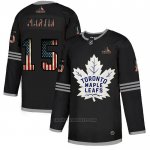 Camiseta Hockey Toronto Maple Leafs Martin 2020 USA Flag Negro Camiseta Hockey Toronto Maple Leafs Martin 2020 USA Flag Negro