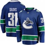Camiseta Hockey Vancouver Canucks Arturs Silovs Primera Premier Breakaway Azul