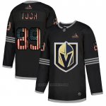 Camiseta Hockey Vegas Golden Knights Alex Tuch 2020 USA Flag Negro Camiseta Hockey Vegas Golden Knights Alex Tuch 2020 USA Flag Negro