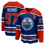 Camiseta Hockey Edmonton Oilers Connor McDavid Primera Breakaway Azul