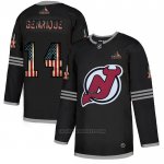 Camiseta Hockey New Jersey Devils Genrique 2020 USA Flag Negro Camiseta Hockey New Jersey Devils Genrique 2020 USA Flag Negro