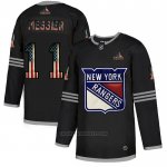 Camiseta Hockey New York Rangers Mark Messier 2020 USA Flag Negro Camiseta Hockey New York Rangers Mark Messier 2020 USA Flag Negro