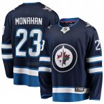 Camiseta Hockey Winnipeg Jets Sean Monahan Primera Premier Breakaway Azul