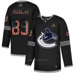 Camiseta Hockey Vancouver Canucks Mogilny 2020 USA Flag Negro2 Camiseta Hockey Vancouver Canucks Mogilny 2020 USA Flag Negro2