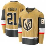 Camiseta Hockey Vegas Golden Knights Brett Howden Primera Premier Breakaway Oro
