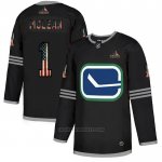 Camiseta Hockey Vancouver Canucks Mclean 2020 USA Flag Negro Camiseta Hockey Vancouver Canucks Mclean 2020 USA Flag Negro