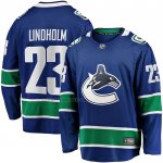 Camiseta Hockey Vancouver Canucks Elias Lindholm Primera Premier Breakaway Azul
