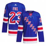 Camiseta Hockey New York Rangers Adam Fox Primera Primegreen Autentico Pro Azul