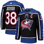 Camiseta Hockey Columbus Blue Jackets Boone Jenner Reverse Retro 2.0 Autentico Negro