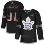 Camiseta Hockey Toronto Maple Leafs John Tavares 2020 USA Flag Negro Camiseta Hockey Toronto Maple Leafs John Tavares 2020 USA Flag Negro