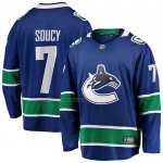 Camiseta Hockey Vancouver Canucks Carson Soucy Primera Premier Breakaway Azul
