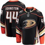 Camiseta Hockey Anaheim Ducks Ross Johnston Primera Premier Breakaway Negro